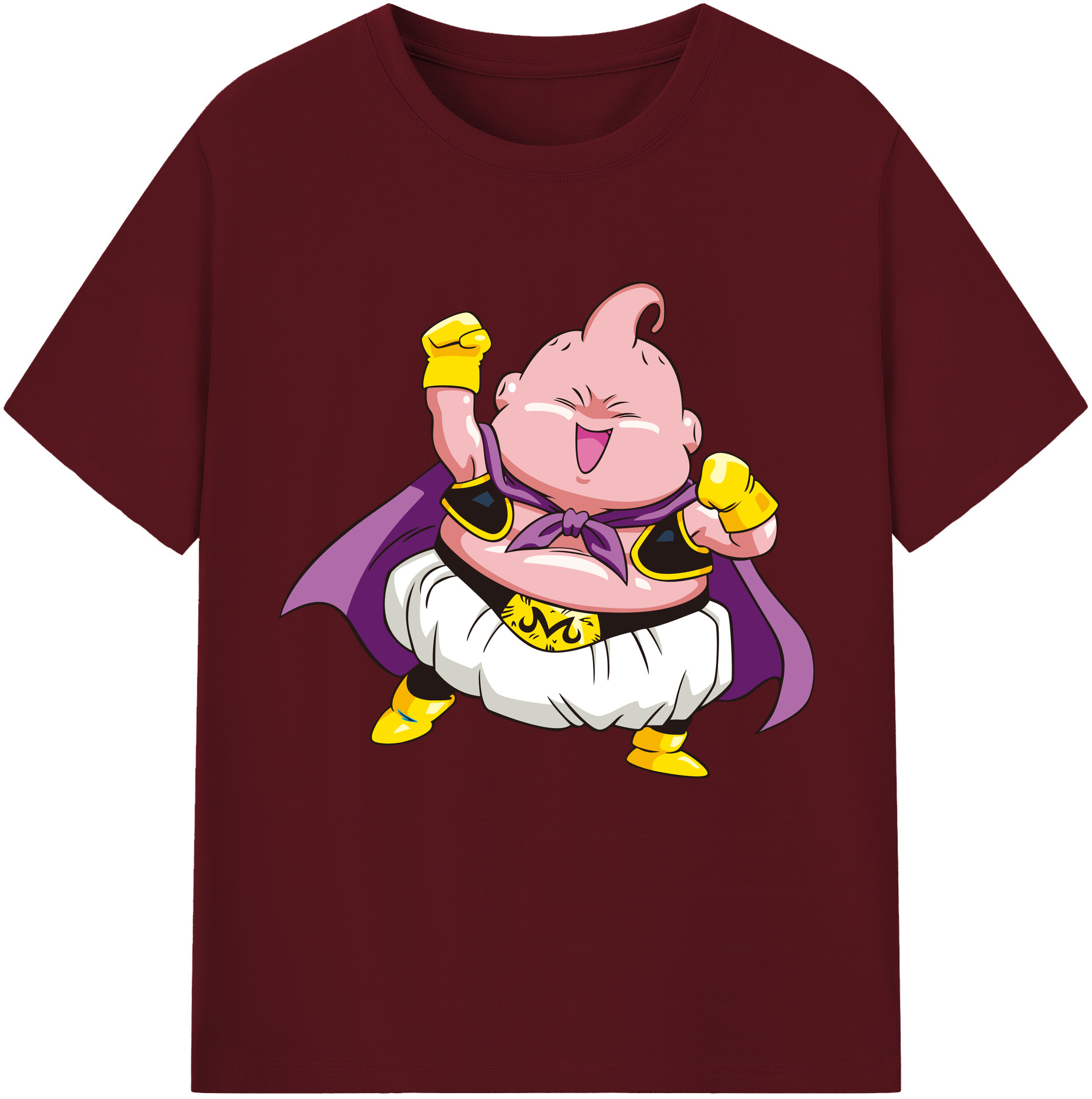 （画像用） ドラゴンボール 魔人ブウ DRAGON BALL Majin Buu 綿100％半袖Tシャツ（フロントプリント）